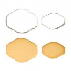 Emporte-pièce métal plaques Biscuits et Gâteaux Style 2 Set/2 PME