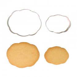 Emporte-pièce métal plaques Biscuits et Gâteaux Style 3 Set/2 PME