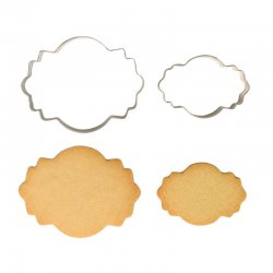 Emporte-pièce métal plaques Biscuits et Gâteaux Style 4 Set/2 PME