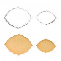 Emporte-pièce métal plaques Biscuits et Gâteaux Style 6 Set/2 PME