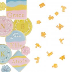 Kit Stamp embosseur Fun Fonts Cupcakes et Cookies Collection 2 PME