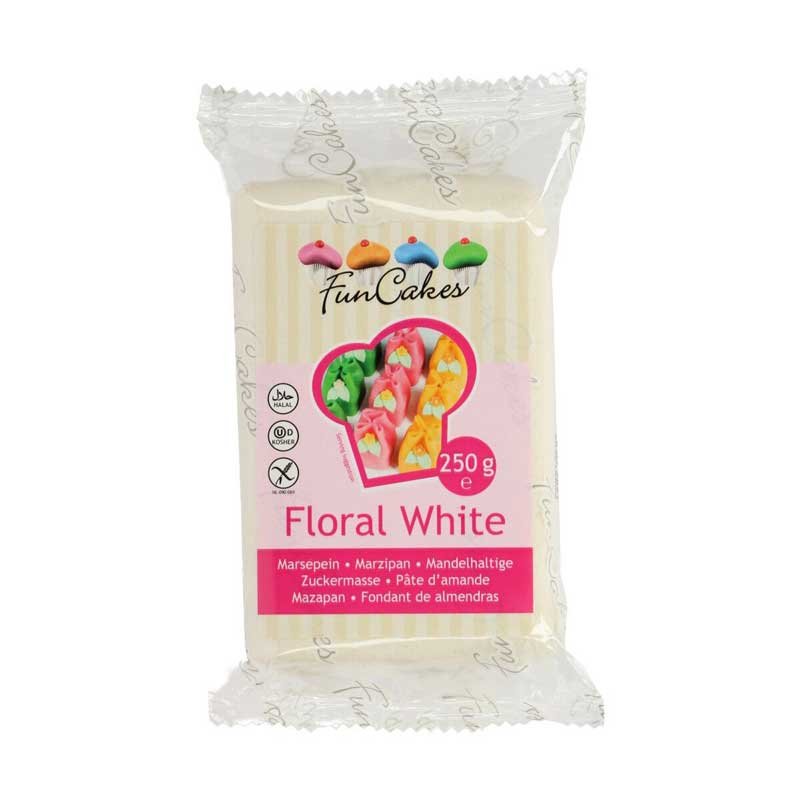 Pâte d’amande blanc 250g Funcakes Pâte d’amande blanc 250g Funcakes