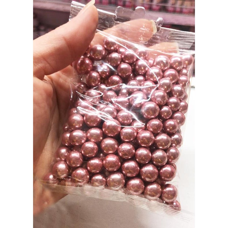 Perle de chocolat Rose métallique 100g Cake Délice Perle de chocolat Rose métallique 100g Cake Délice
