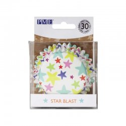 Caissettes à Cupcakes en Aluminium Star Blast pk/30 PME