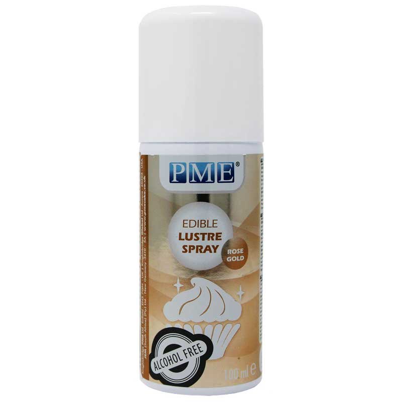 Bombe spray lustrant Or rose 100 ml sans Alcool PME Bombe spray lustrant Or rose 100 ml sans Alcool PME