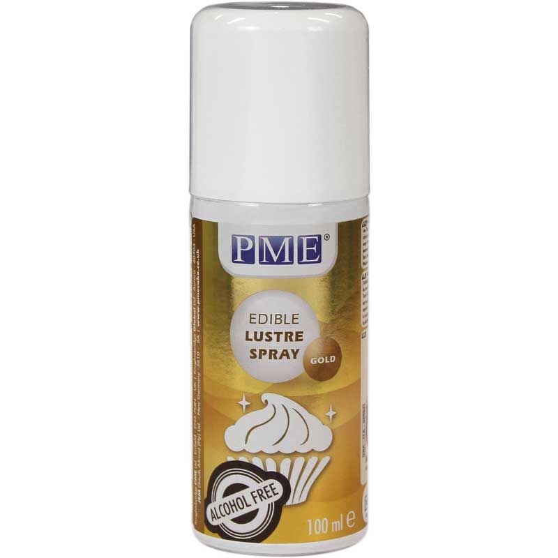 Bombe spray lustrant Or 100 ml sans Alcool PME Bombe spray lustrant Or 100 ml sans Alcool PME