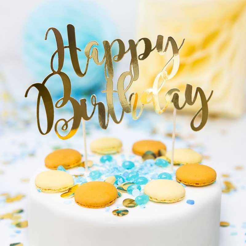 Topper A Gateau Happy Birthday Or A 3 50