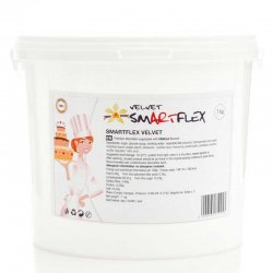 Pâte à sucre Velours blanche 7Kg Smartflex
