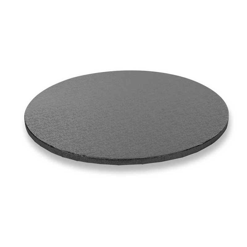 Plateau de présentation rond épais Ø 35 cm Noir