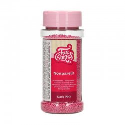 Nonpareils Rose foncé 80g FunCakes