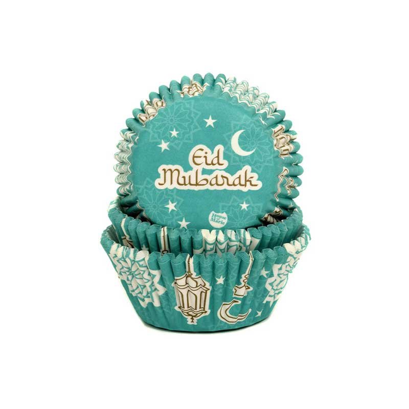 Caissette cupcake Eid Mubarak pk/50 House of Marie
