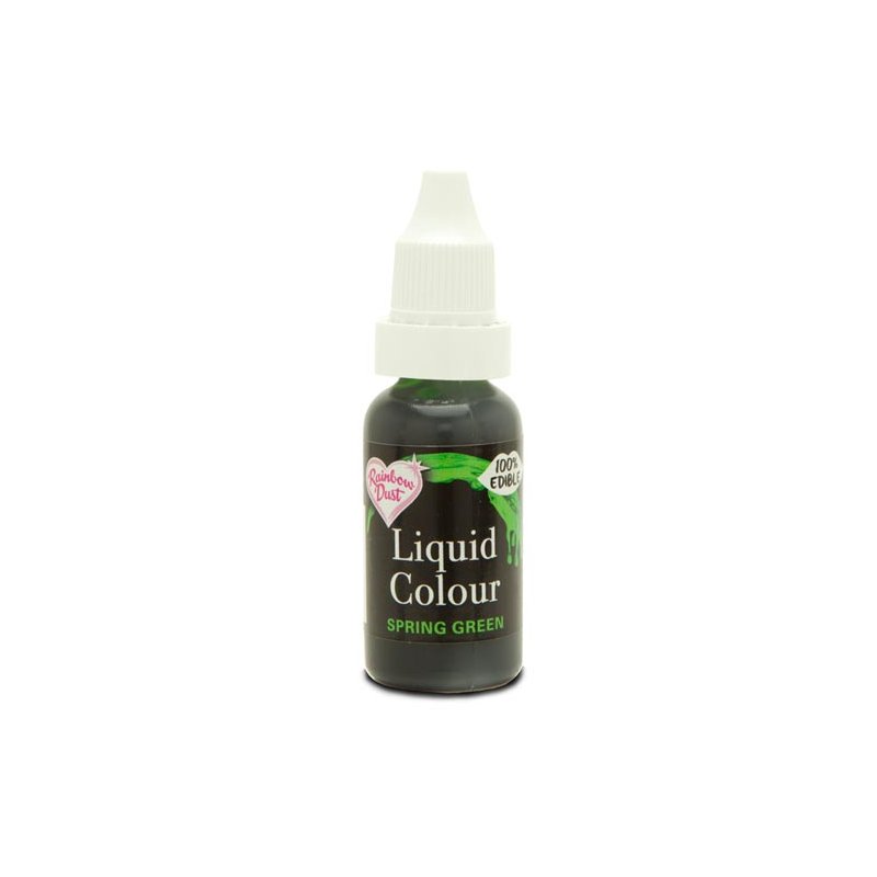 Liquid Colour colorant aérographe Vert printemps Rainbow Dust Liquid Colour colorant aérographe Vert printemps Rainbow Dust