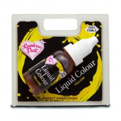 Liquid Colour colorant Jaune aérographe Rainbow Dust