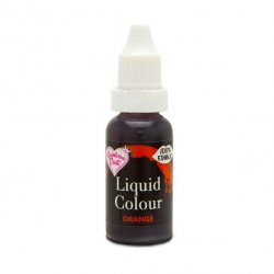 Liquid Colour colorant aérographe orange Rainbow Dust