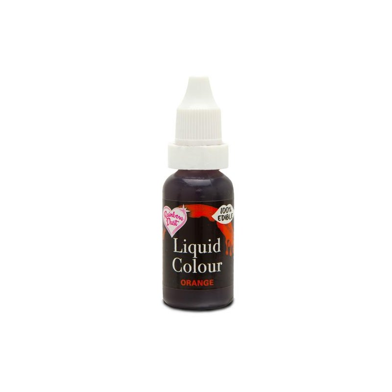 Liquid Colour colorant aérographe orange Rainbow Dust Liquid Colour colorant aérographe orange Rainbow Dust