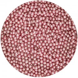 Perle de Sucre Rose métallique 80 gr FunCakes