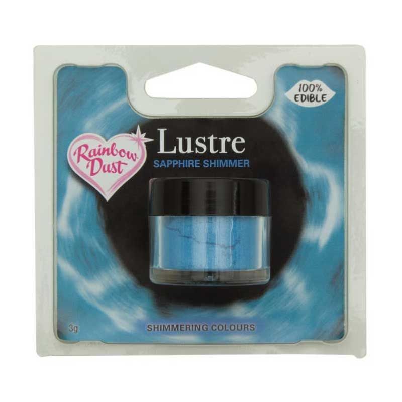 Soie alimentaire Saphir scintillant Rainbow Dust Soie alimentaire Saphir scintillant Rainbow Dust