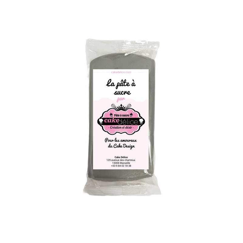 Pâte à sucre gris 250g Cake Délice Pâte à sucre gris 250g Cake Délice
