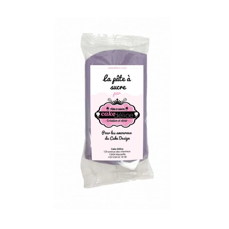 Pâte à sucre 250g Lilas Cake Délice Pâte à sucre 250g Lilas Cake Délice