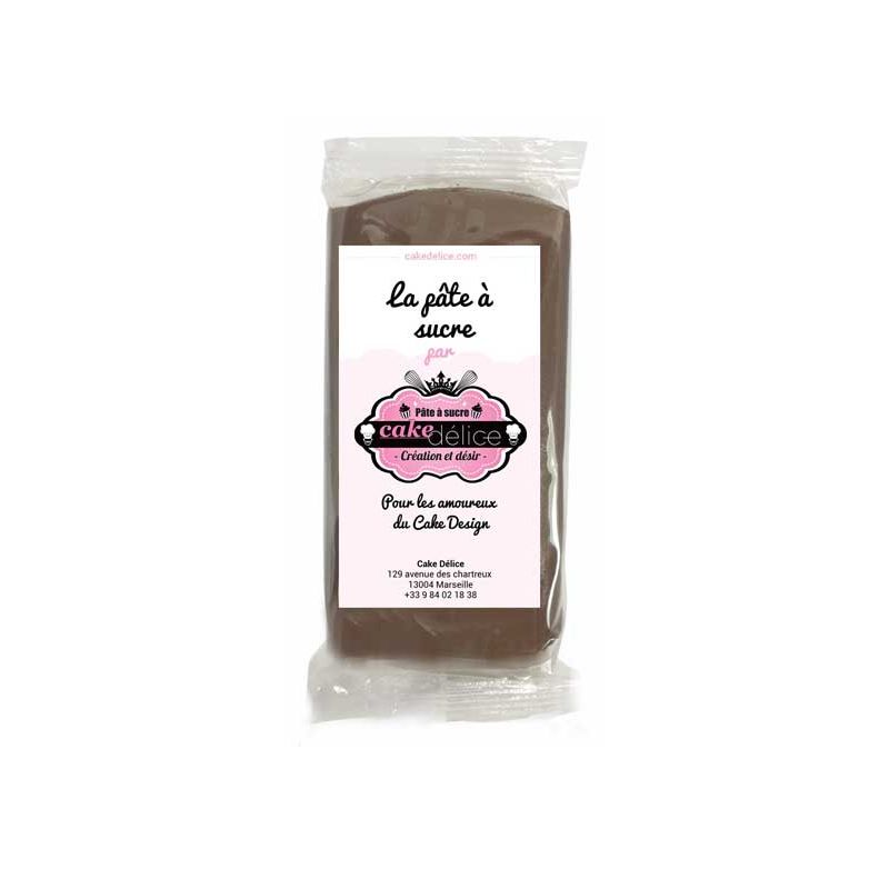 Pâte à sucre 250g Marron Cake Délice Pâte à sucre 250g Marron Cake Délice