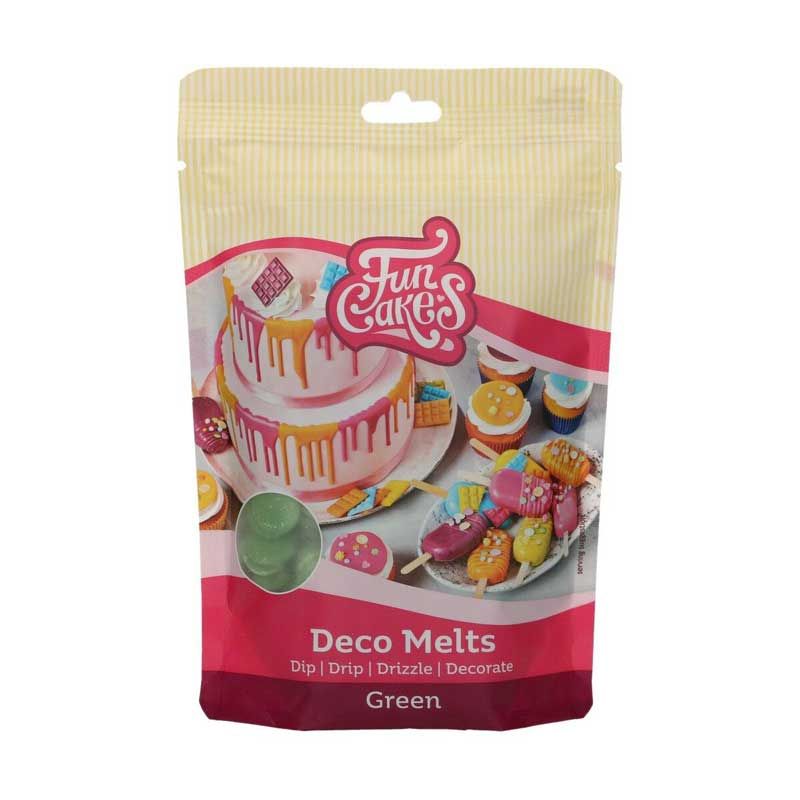 Deco Melts Vert 250g FunCakes Deco Melts Vert 250g FunCakes