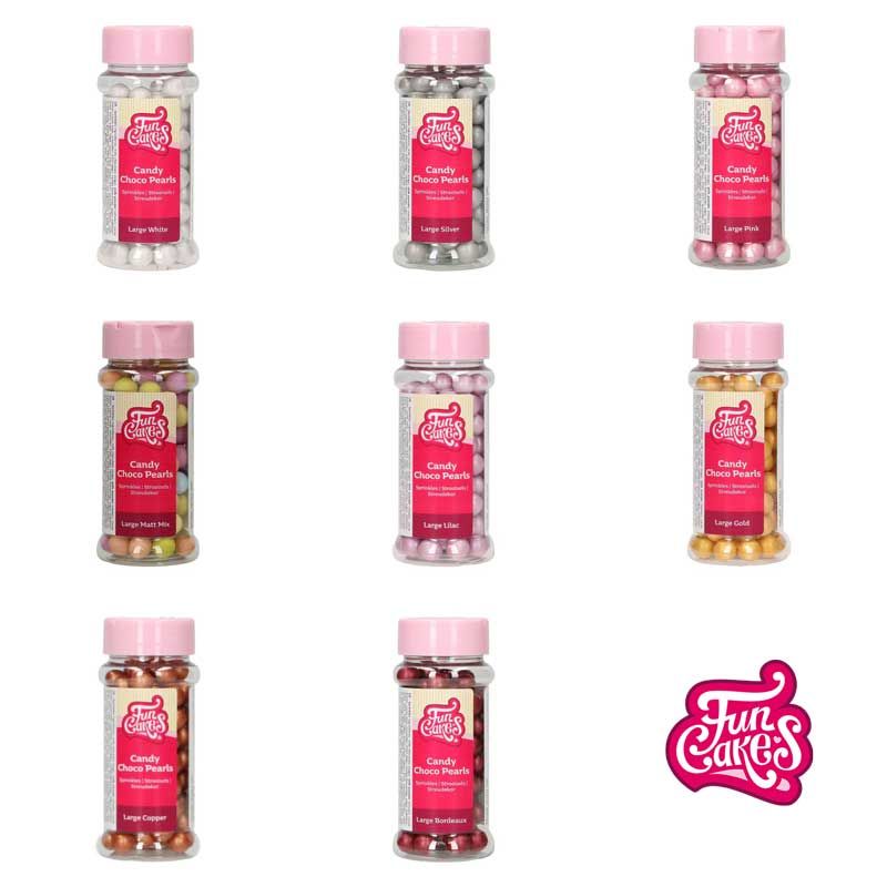 Grosse Perles de chocolat Large 70 gr FunCakes Grosse Perles de chocolat Large 70 gr FunCakes