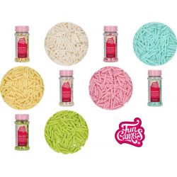 Bâtons de sucre couleur mate XL FunCakes