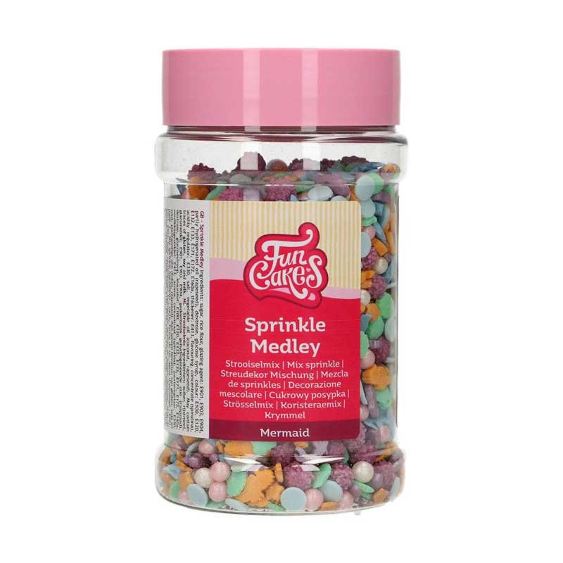 Mélange de Paillettes Sirène 180g Funcakes Mélange de Paillettes Sirène 180g Funcakes