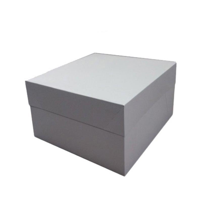 Boîte à gâteaux Blanche 30,4 X 30,4 X 15,2 CM de hauteur Boîte à gâteaux Blanche 30,4 X 30,4 X 15,2 CM de hauteur
