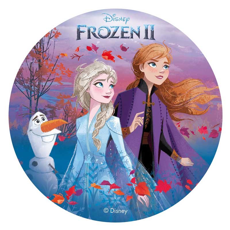 Disque azyme la reine des neiges 2 Elsa, Anna et Olaf Disney à 3,49 €
