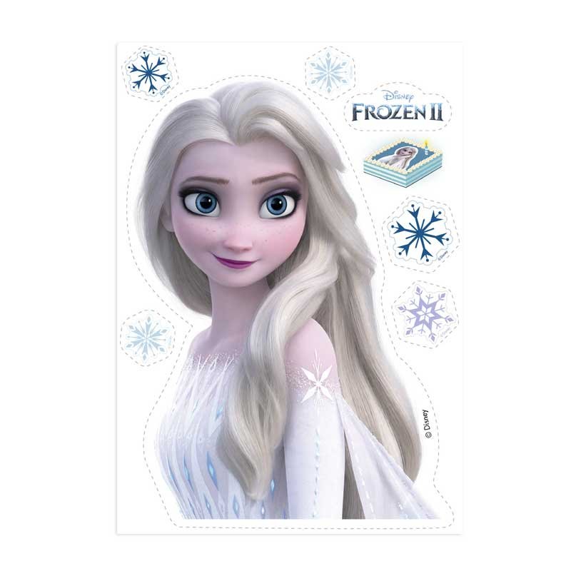 Silhouette azyme de Elsa la reine des neiges Disney à 3,99 €