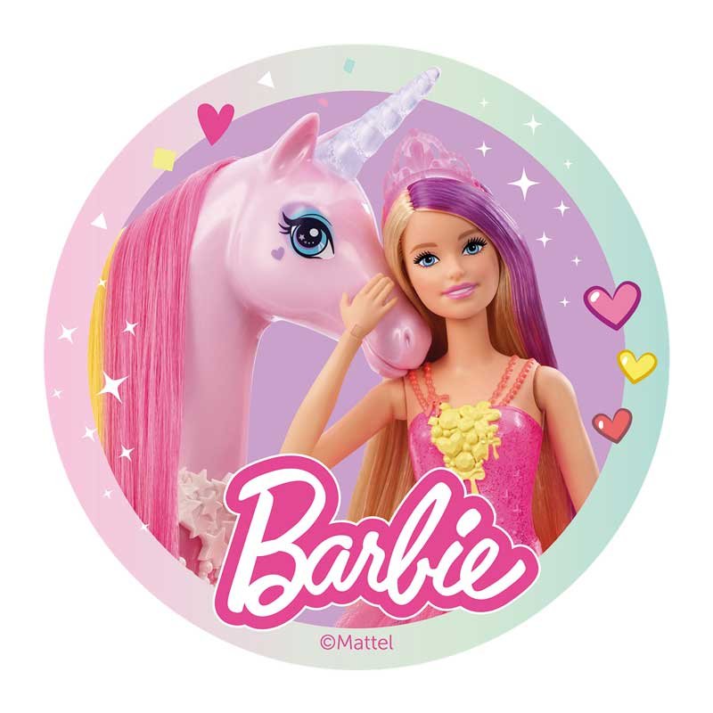 Disque Azyme Barbie et sa licorne Disque Azyme Barbie et sa licorne
