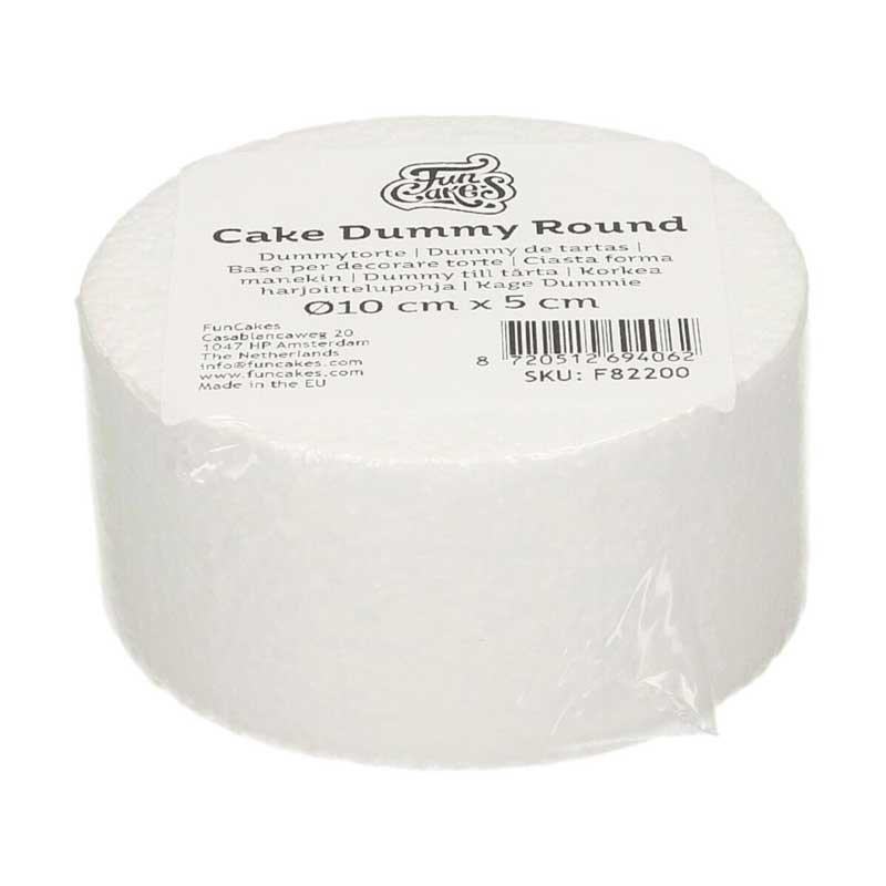 Base Ronde En Polystyrène Pour Gâteaux 40 Cm - Support Stable 10 Cm Hauteur Pour Cake Design Et Gâteaux à Étages, Blanc