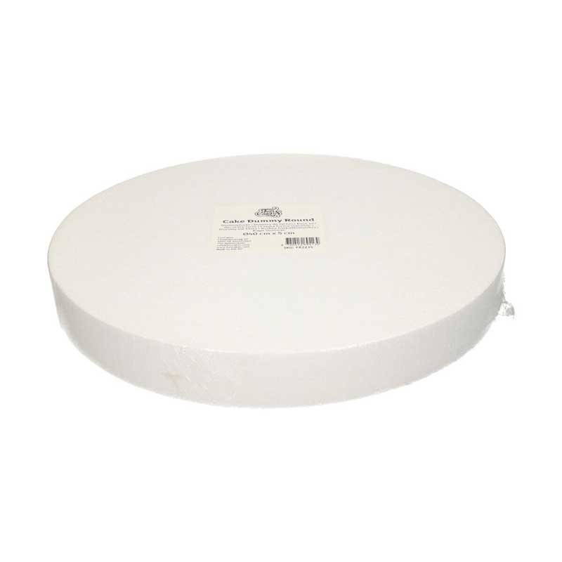 Dummy rond 5 cm de haut support polystyrène 40 x 5 cm