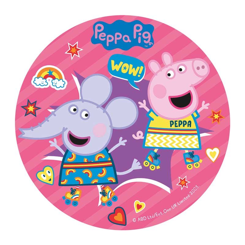 Disque Peppa pig et Emily Elephant