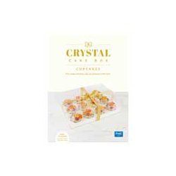 Boîte à 12 Cupcakes Crystal PME