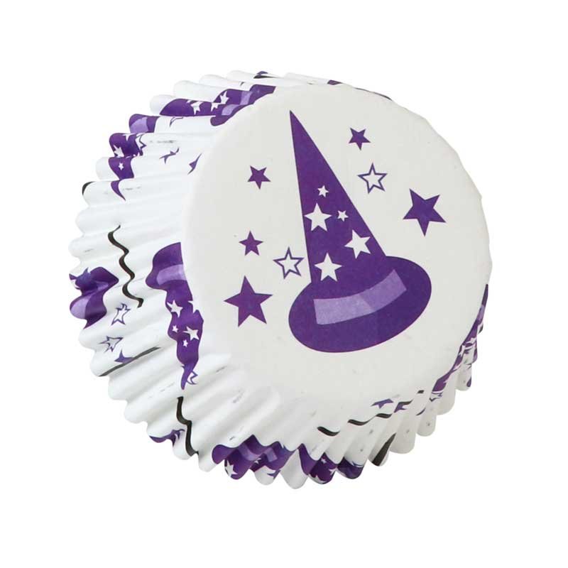 Caissettes à Cupcakes Chapeau de sorcière Halloween pcs/30 PME Caissettes à Cupcakes Chapeau de sorcière Halloween pcs/30 PME