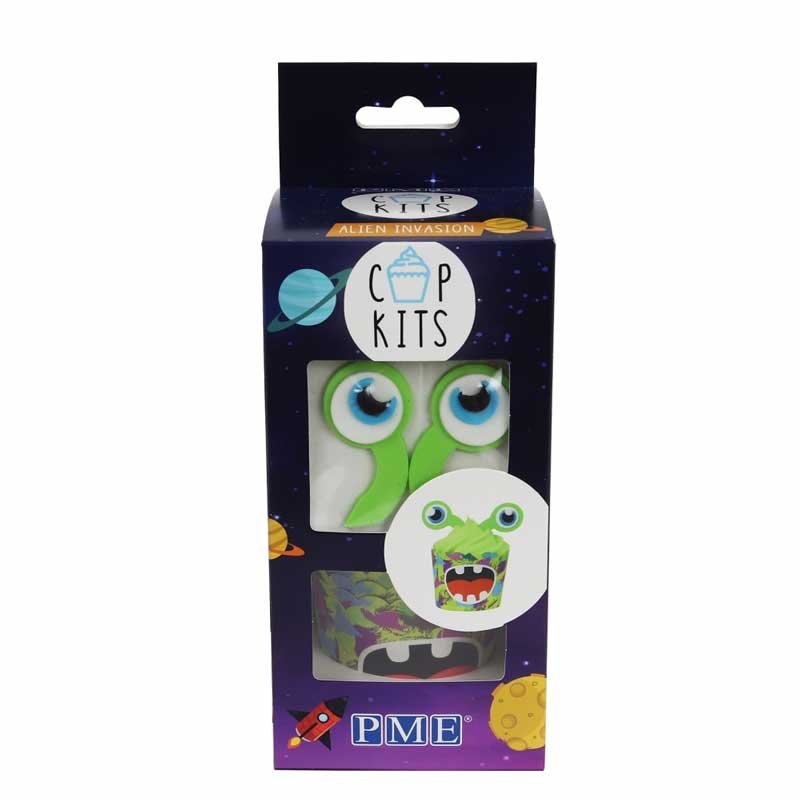 Kit Cupcake Alien Invasion Pk/6 PME