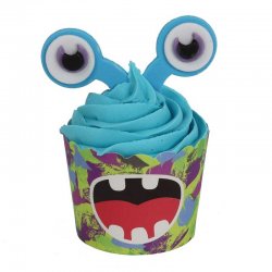 Kit Cupcake Alien Invasion Pk/6 PME