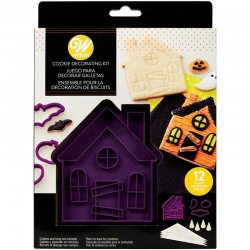 Kit Biscuits Maison Hantée Halloween Set/12 Wilton