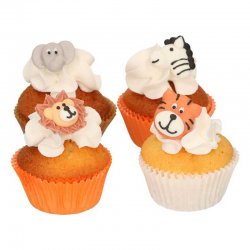 Décors en Sucre Animaux Safari Set/12 FunCakes