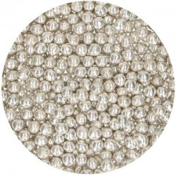 Perles Moelleuses Argent Métalisée 55g FunCakes