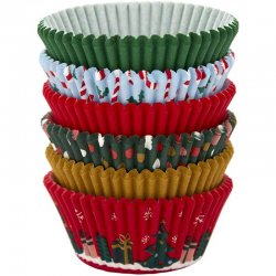 Pack de Caissettes à cupcakes de Noël pcs/150 Wilton