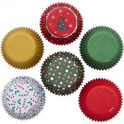 Pack de Caissettes à cupcakes de Noël pcs/150 Wilton