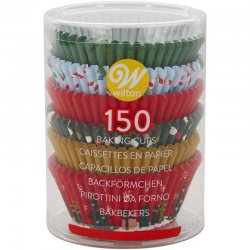 Pack de Caissettes à cupcakes de Noël pcs/150 Wilton