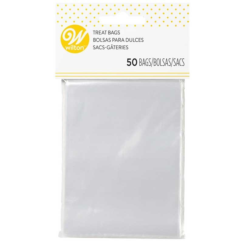 Sachets Lollipop, Sucette Transparents pk/50 Wilton