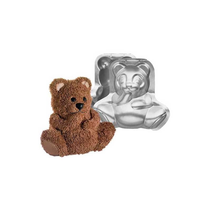 Jeu de moules à gâteaux 3D Teddy Bear, 2 pièces Wilton