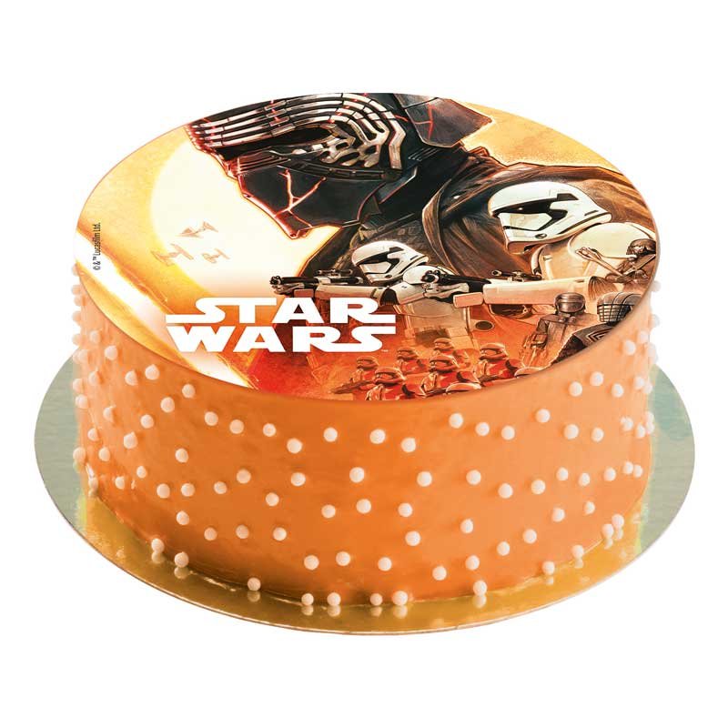 Décoration Gateau Star Wars - Cake Topper Star Wars Personnalisé - Pique  Gateau Star Wars