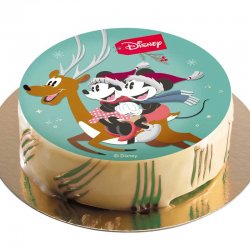 Disque azyme Minnie pour décoration de gâteau