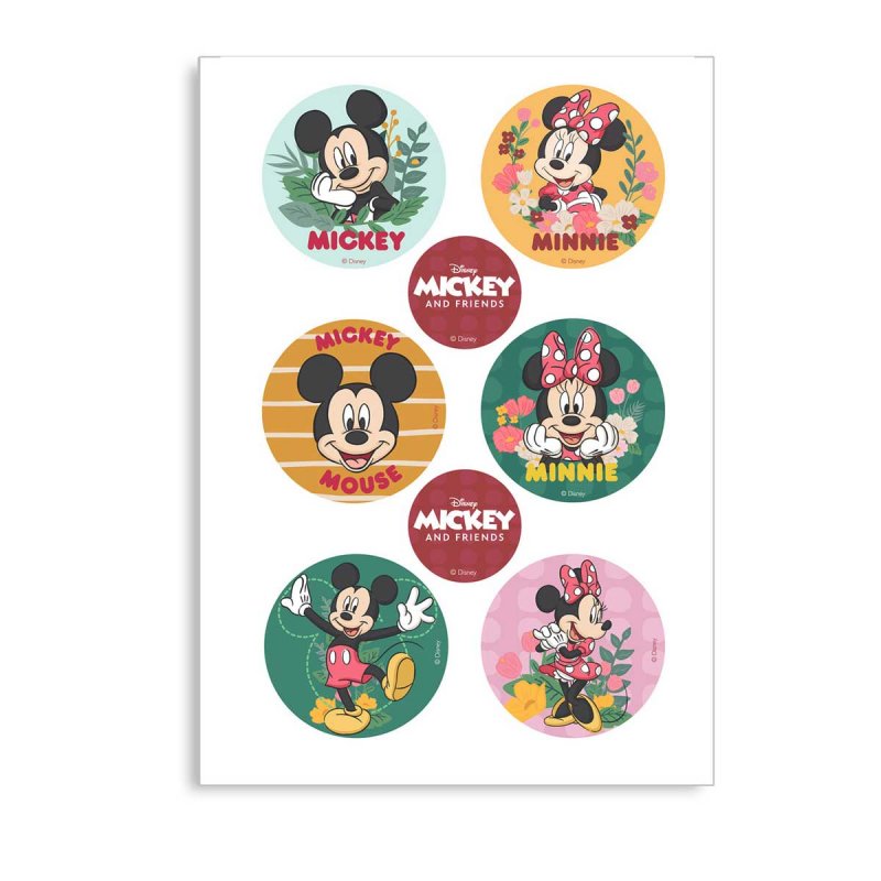 Minis Disques cupcakes et sablés Mickey et Minnie Disney